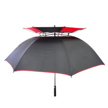 B17 windundurchlässiger Regenschirmsport-Golfregenschirm